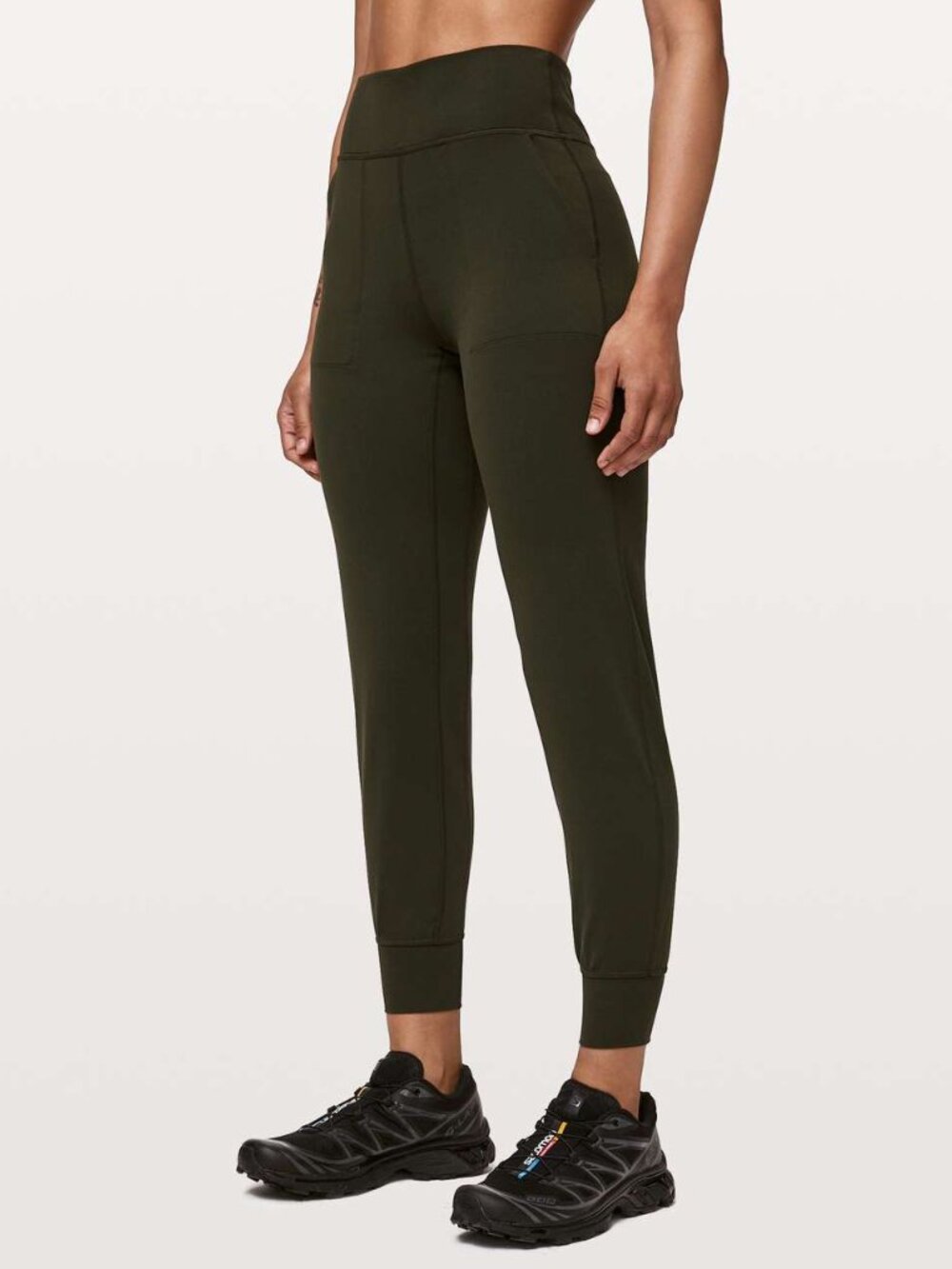 Lululemon Women 10 Align Jogger Pant Dark Olive Green Activewear Athletic Gym